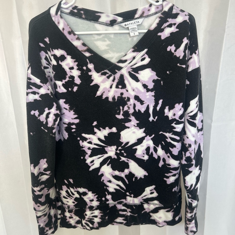Athleta Willow Elfin Tie-Dye Sweatshirt